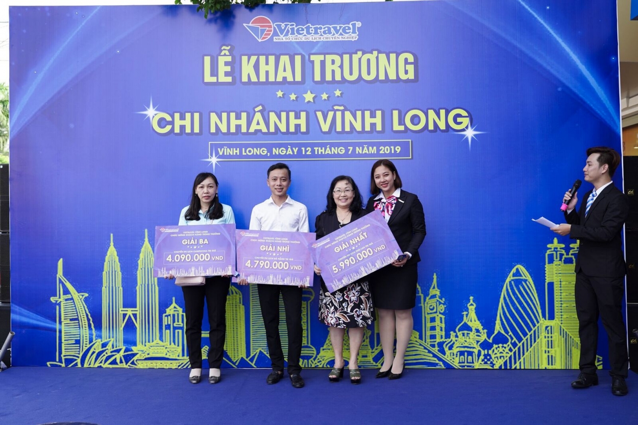 Tưng bừng khuyến mại khai trương chi nhánh Vietravel Vĩnh Long