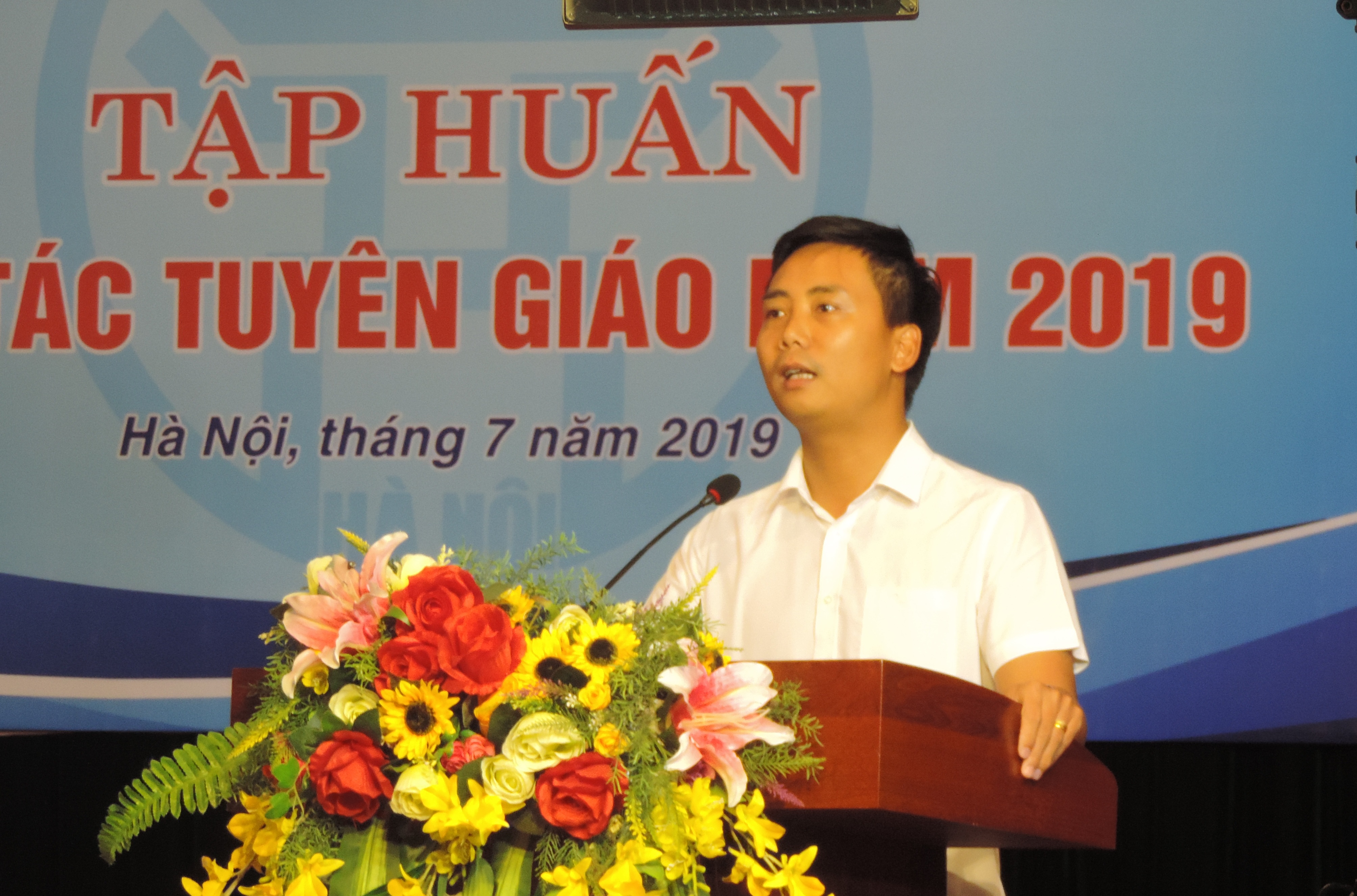 Khai mạc lớp tập huấn công tác Tuyên giáo năm 2019