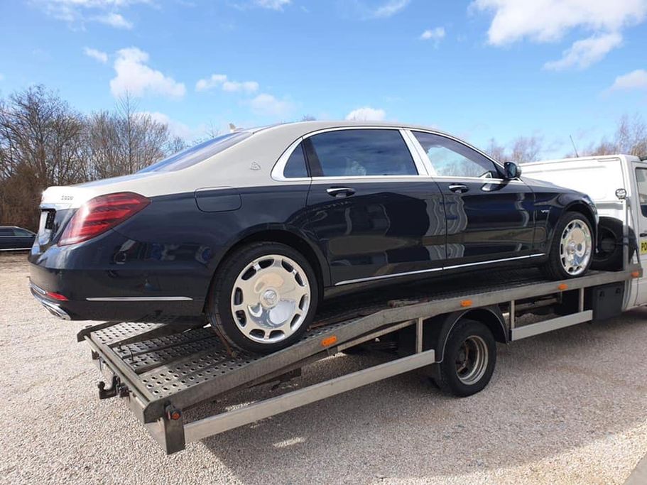 Hàng hiếm Mercedes-Maybach S650 2019 ngoại thất 2 tông màu chuẩn bị về Việt Nam