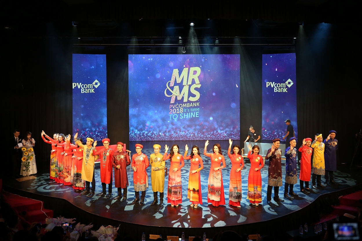 “MR &amp; MS PVCOMBANK 2018 – Cuộc thi nội bộ được PVcomBank tổ chức thành công đã tìm ra những gương mặt tiêu biểu đại diện cho sản phẩm, dịch vụ của Ngân hàng.