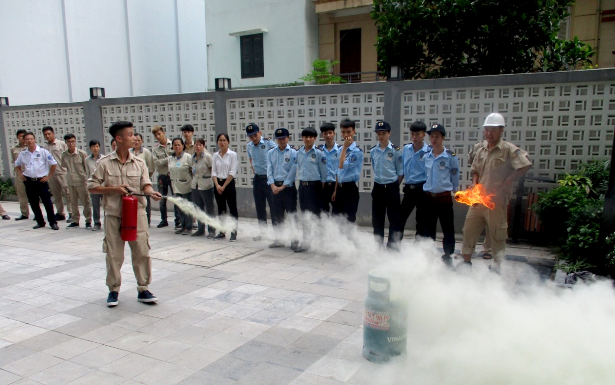 Nâng cao công tác phòng cháy tại Cụm chung cư Five Star Garden