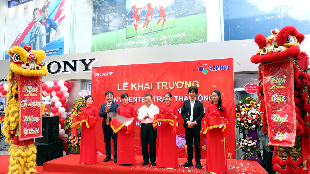 Khai trương Sony Center Trần Thái Tông và Trung tâm bảo hành Sony