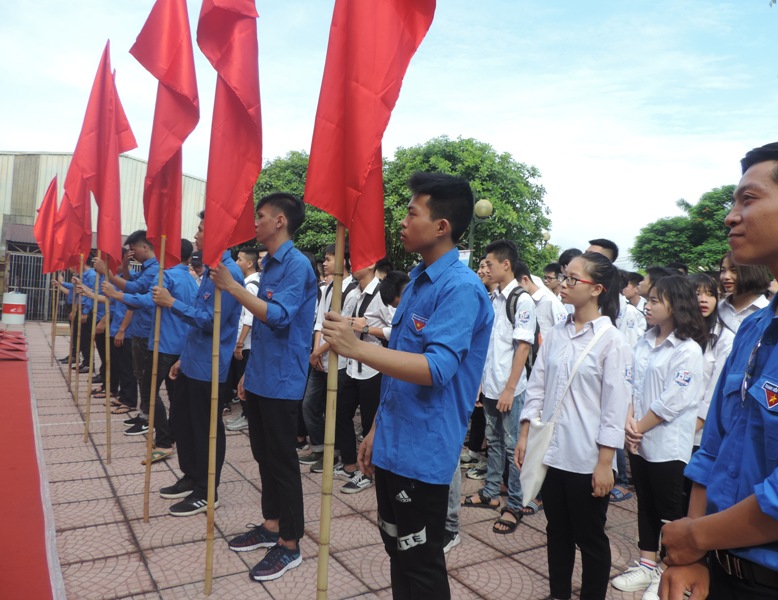 Chương trình có sự tham gia của đông đảo đoàn viên, thanh niên