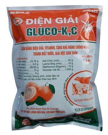 Một sản phẩm Gluco-K,C trên thị trường