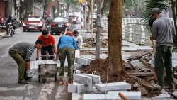 Hà Nội thành lập đoàn kiểm tra việc lát đá vỉa hè trên các tuyến phố