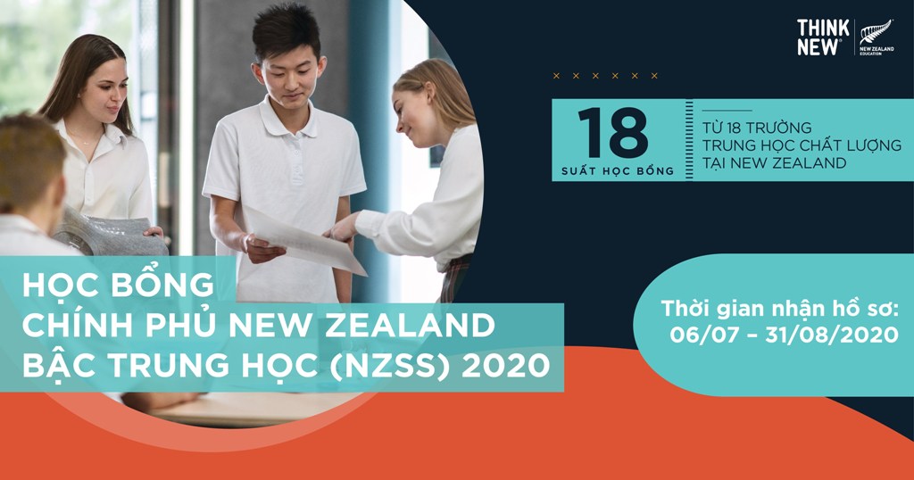 22 học sinh Việt Nam xuất sắc nhận học bổng Chính phủ New Zealand bậc Trung học