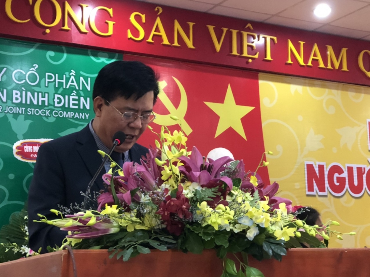 Ông Ngô Văn Đông, Tổng Giám đốc Công ty Phân bón Bình Điền đưa ra định hướng phát triển công ty trong năm 2020