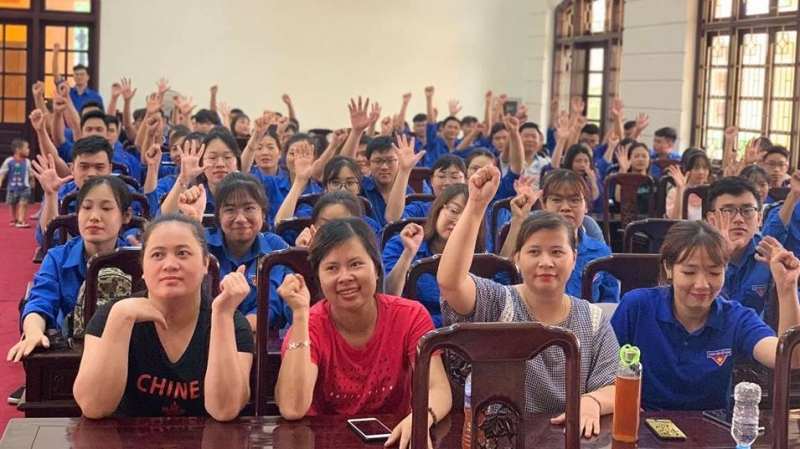 Chương trình tập huấn thu hút đông đảo cán bộ Đoàn tham gia