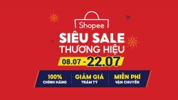 Shopee khởi động chương trình "Siêu sale thương hiệu" với hàng nghìn sản phẩm chính hãng