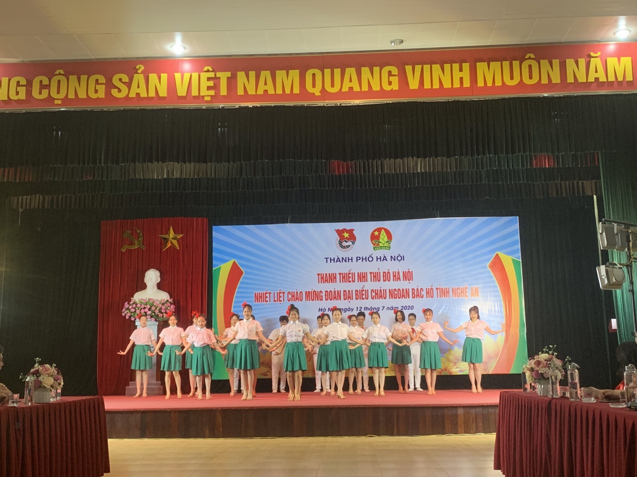 Tiết mục nhảy hiện đại của thiếu nhi Hà Nội