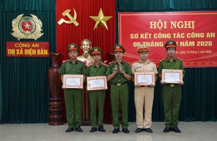 Quảng Nam: Bộ Công an tặng Bằng khen tập thể Công an thị xã Điện Bàn