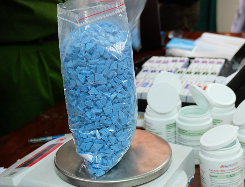 Hàng chục nghìn viên ma túy tổng hợp và các loại ma túy khác đã bị thu giữ