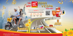 64 khách hàng HDBank may mắn nhận giải “Tải App HDBank – Rinh Vespa sành điệu”