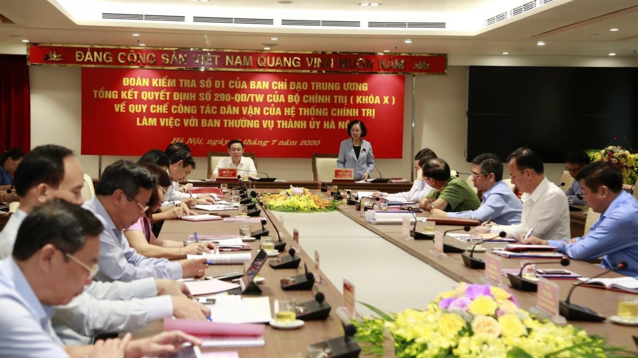 Trưởng ban Dân vận Trung ương Trương Thị Mai: Cả hệ thống chính trị phải làm dân vận