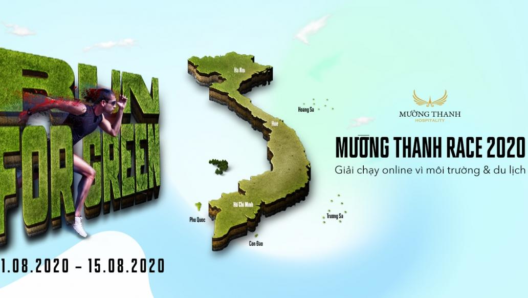 Giải chạy online vì môi trường Mường Thanh Race 2020 - Run For Green