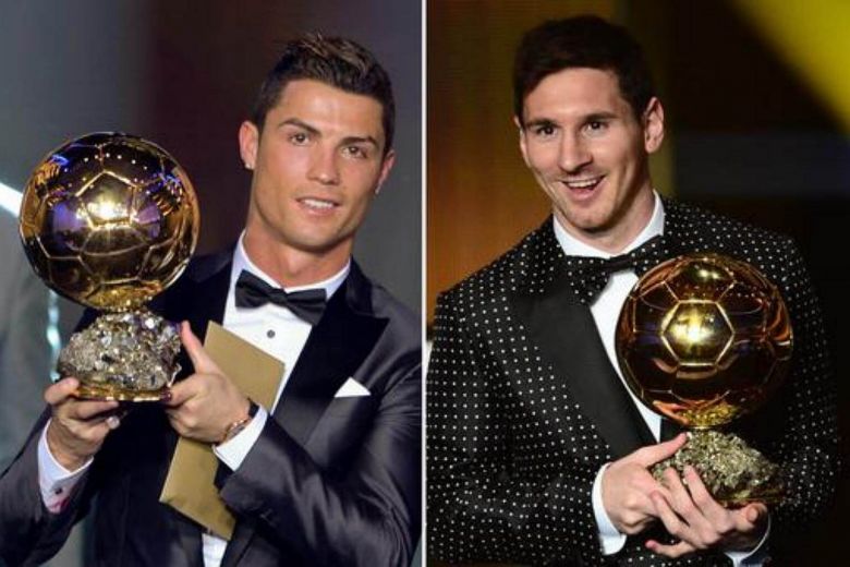 Ronaldo và Messi đang là hai cầu thủ sở hữu nhiều Quả bóng Vàng nhất.