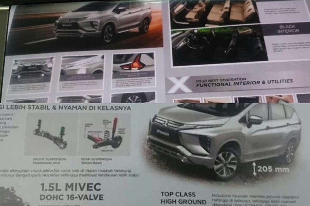 Mitsubishi Xpander (Expander) bị rò rỉ nhiều thông tin trước khi ra mắt chính thức