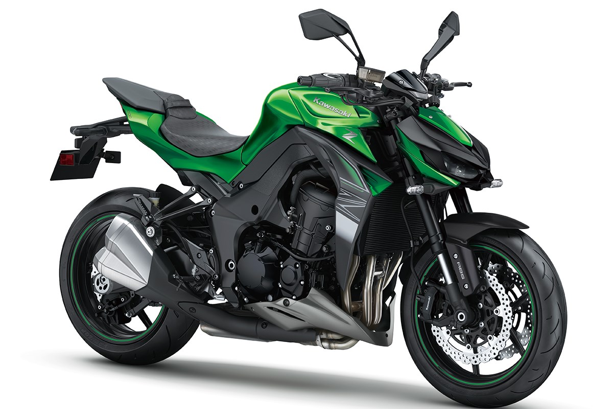 Kawasaki Z1000 2018 được bổ sung màu sơn xanh đen hấp dẫn