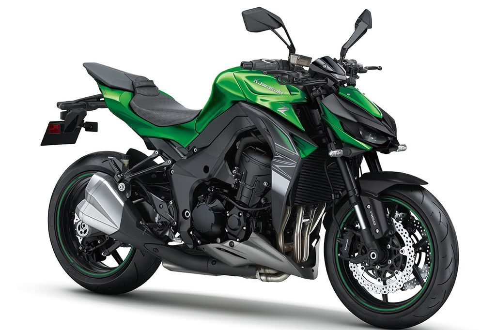 Kawasaki Z1000 2018 được bổ sung màu sơn xanh đen hấp dẫn