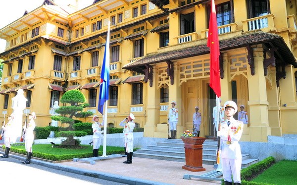 Bộ Ngoại giao tổ chức Lễ thượng cờ ASEAN năm 2017