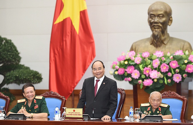 Thủ tướng Nguyễn Xuân Phúc gặp mặt Hội Truyền thống Trường Sơn
