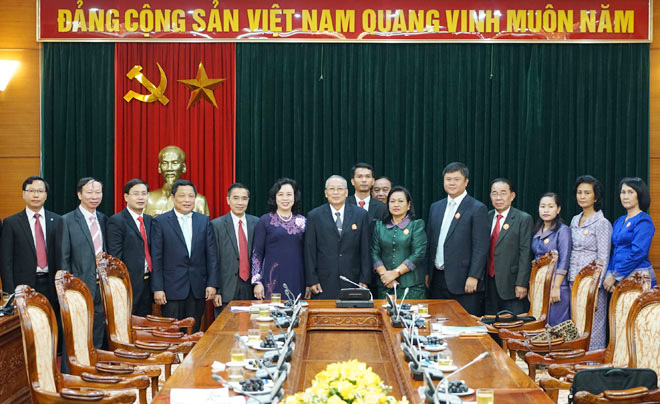 Thành ủy Hà Nội và Đảng Nhân dân Campuchia trao đổi kinh nghiệm công tác kiểm tra, giám sát