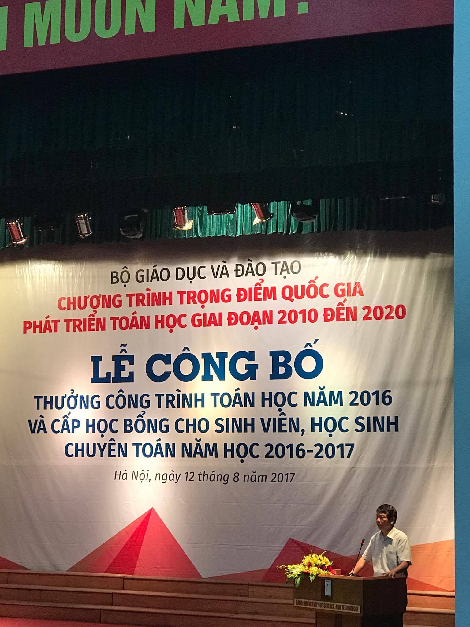 Năm 2016 thưởng 2,75 tỉ đồng cho các công trình Toán học