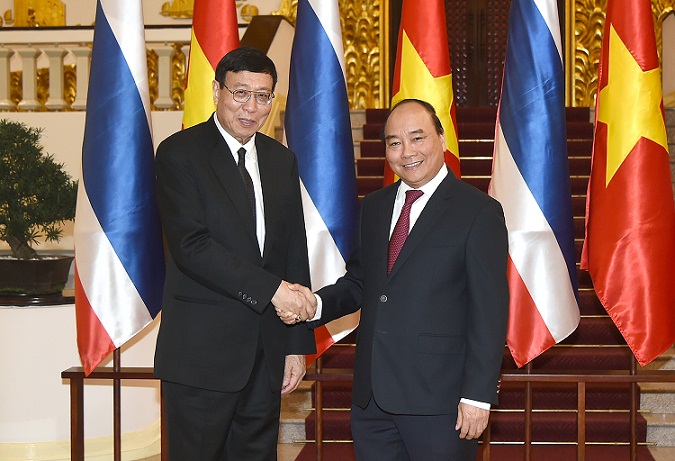 Thủ tướng Nguyễn Xuân Phúc tiếp Chủ tịch Hội đồng Lập pháp Quốc gia Thái Lan