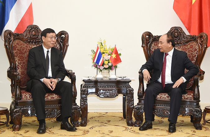 Thủ tướng Nguyễn Xuân Phúc tiếp Chủ tịch Hội đồng Lập pháp Quốc gia Thái Lan