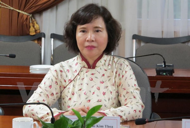 Miễn nhiệm chức vụ Thứ trưởng Bộ Công Thương của bà Hồ Thị Kim Thoa