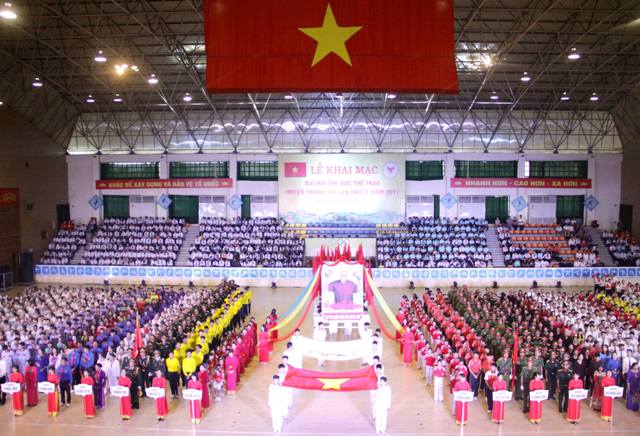 Khai mạc Đại hội Thể dục thể thao huyện Thanh Trì lần thứ IX
