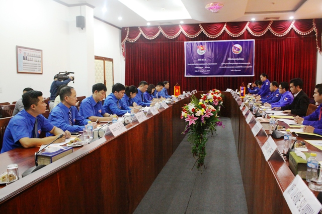 Hội đàm giữa Thành đoàn Hà Nội và Viêng Chăn