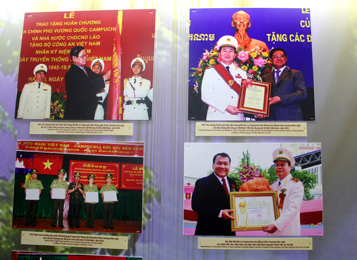 Khai mạc triển lãm Quan hệ hữu nghị hợp tác giữa Công an Việt Nam – Lào - Campuchia