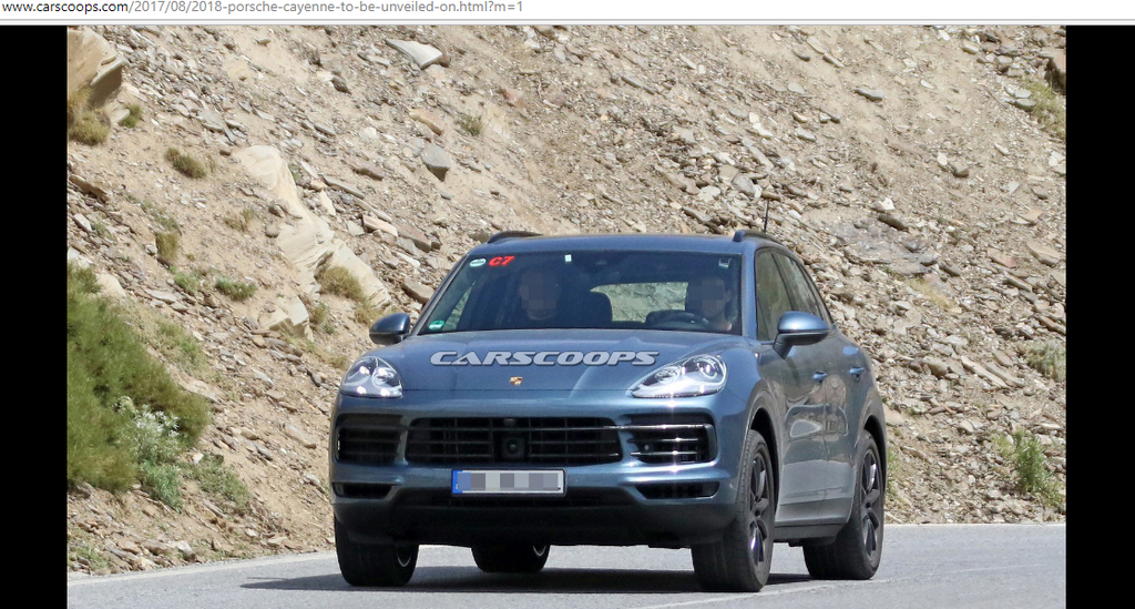 Porsche Cayenne 2018 sẽ được công bố vào ngày 29/8/2017