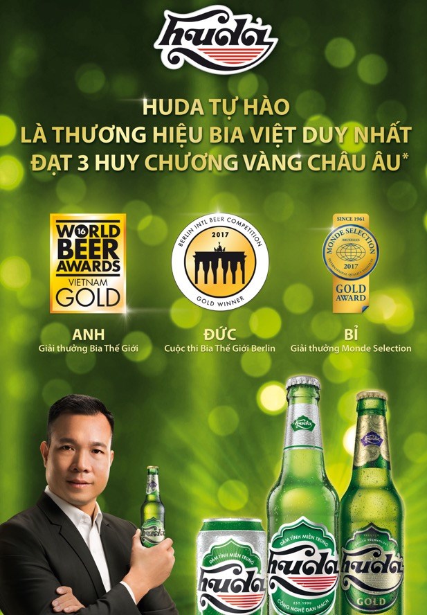 Thương hiệu bia Việt đầu tiên đạt ba huy chương vàng châu Âu