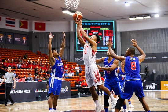 Chiến thắng Đội tuyển Campuchia, Tuyển bóng rổ Việt Nam tiếp tục nuôi hi vọng vào bán kết Sea Games 29