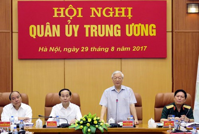 Tổng Bí thư Nguyễn Phú Trọng chủ trì Hội nghị Quân ủy Trung ương