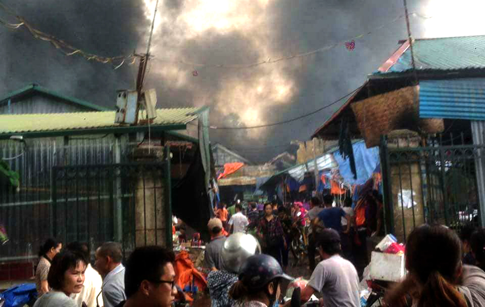 Xác định hàng loạt sai phạm trong vụ cháy chợ Sóc Sơn, Hà Nội