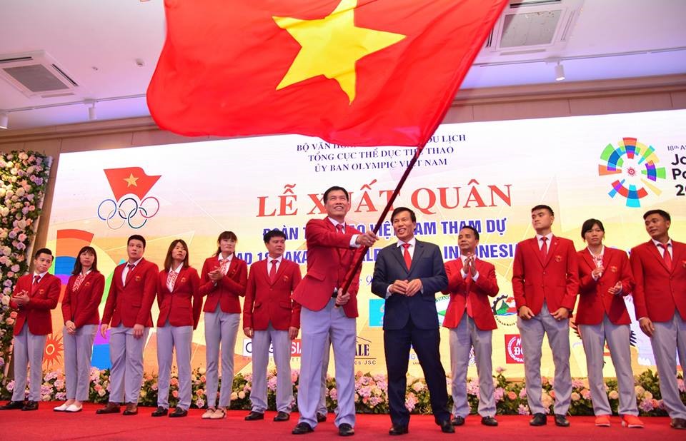 Đoàn thể thao Việt Nam xuất quân tham dự ASIAD 2018