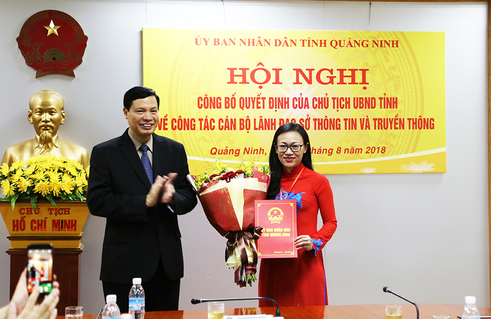 Quảng Ninh: Sở Thông tin và Truyền thông bổ nhiệm Giám đốc mới