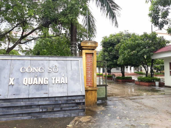 Công sở xã Quảng Thái.
