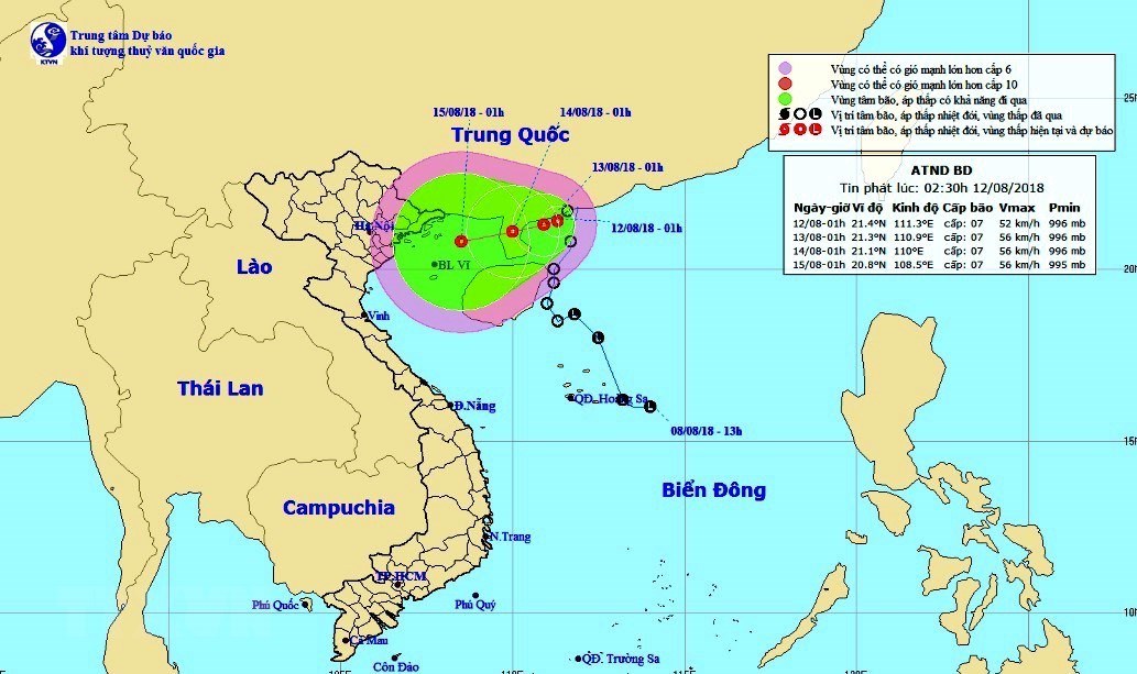 Áp thấp nhiệt đới có thể mạnh thành bão, Bắc Bộ sẽ có mưa rất to