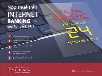 Nộp thuế xuất nhập khẩu điện tử qua Internet Banking Agribank