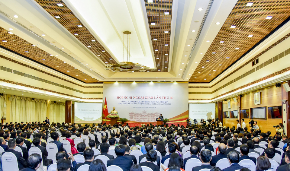 Toàn cảnh Hội nghị Ngoại giao lần thứ 30 (Ảnh: TG&amp;VN)