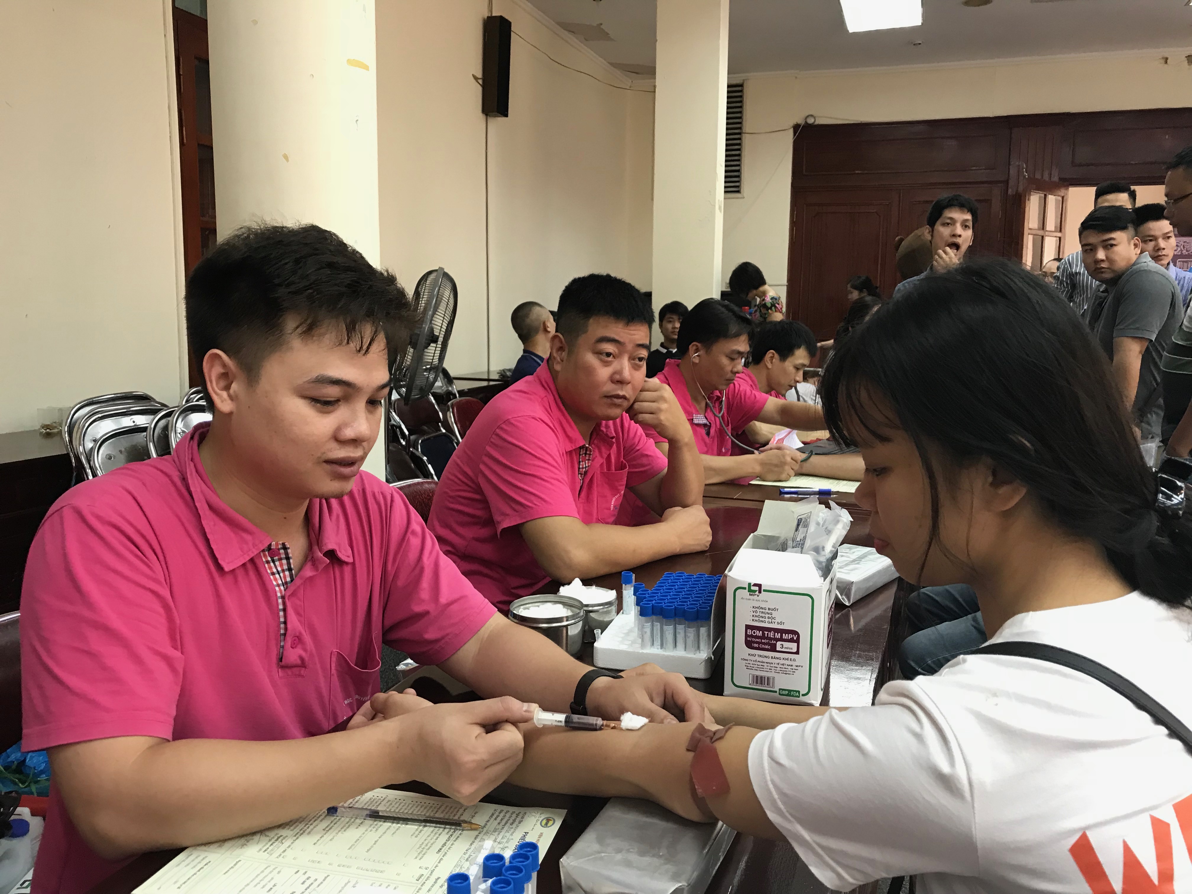 Ngày hội hiến máu tình nguyện của VNPT Hà Nội