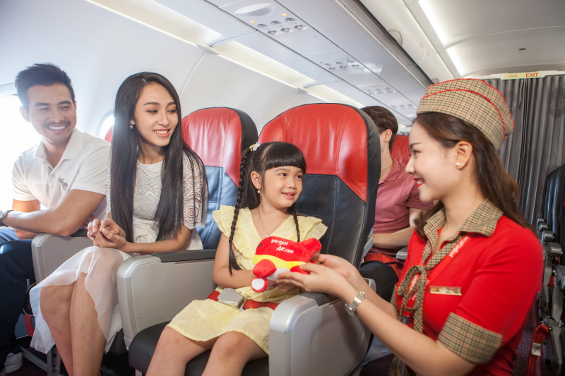 Vietjet tung 2,5 triệu vé máy bay giá từ 0 đồng