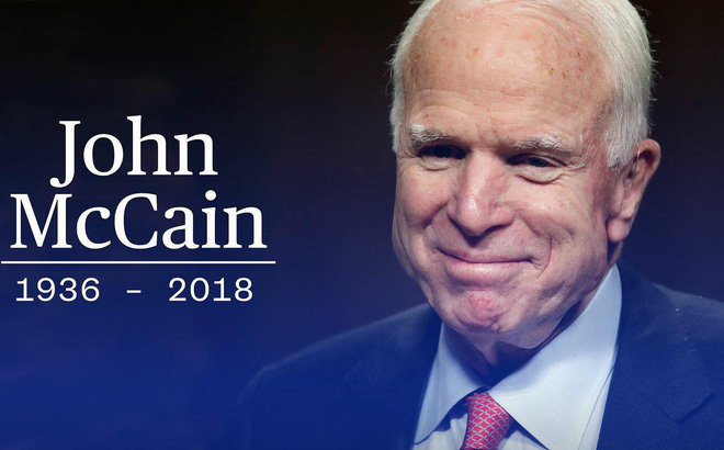 Thượng nghị sĩ Mỹ John McCain qua đời vì u não