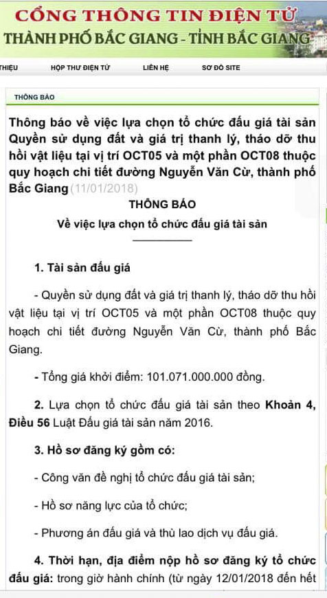 Kết quả trúng đấu giá thửa đất gần 9000m2 chỉ chênh nhau đúng 01 tỷ đồng