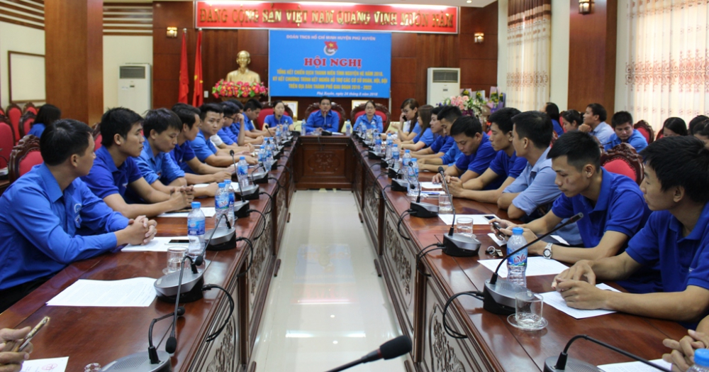 Toàn cảnh hội nghị tổng kết chiến dịch TNTN hè 2018