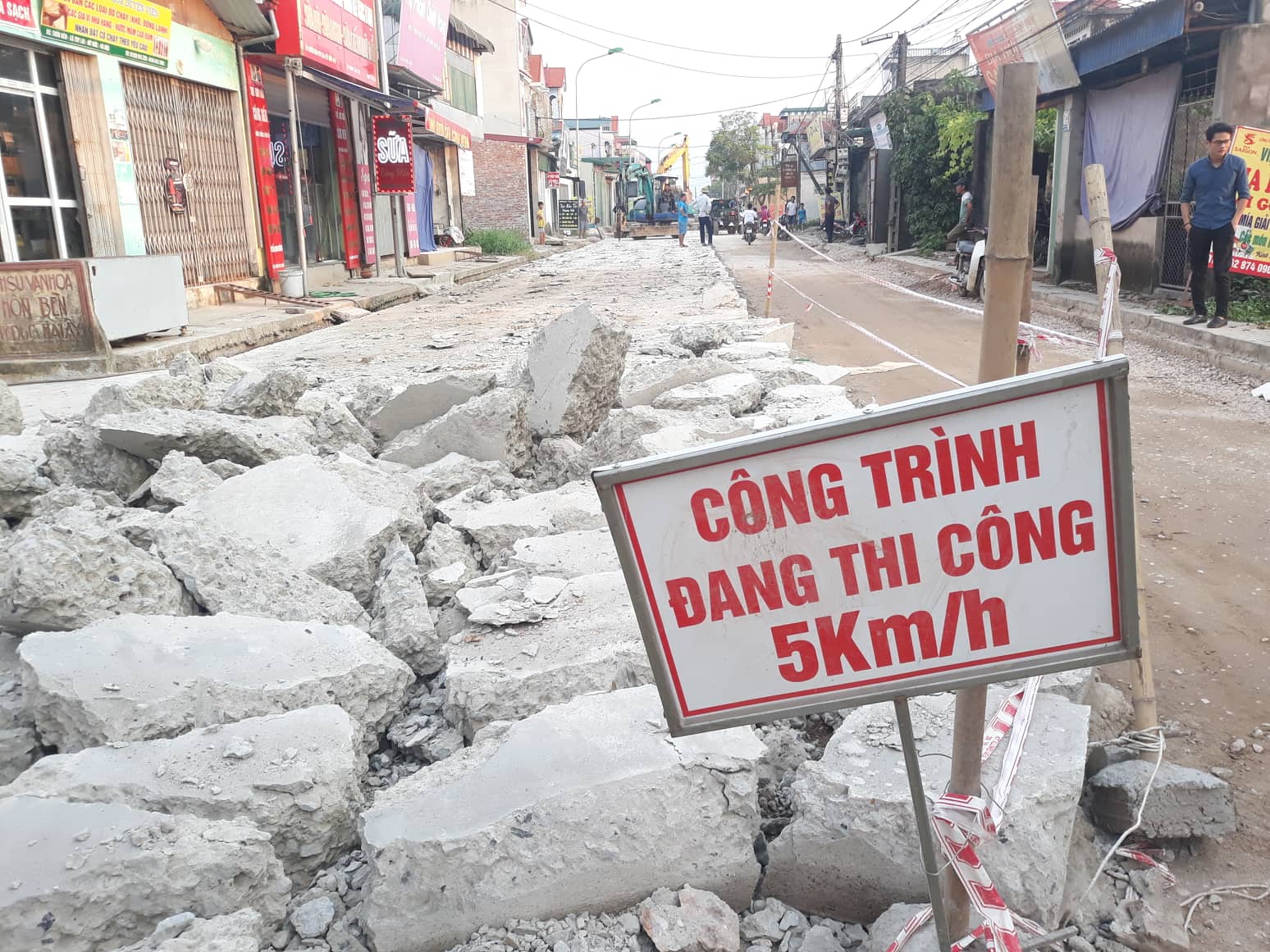 Mỹ Đức - Hà Nội: Dự án đường liên xã Thượng Lâm - Tuy Lai thi công không đảm bảo chất lượng